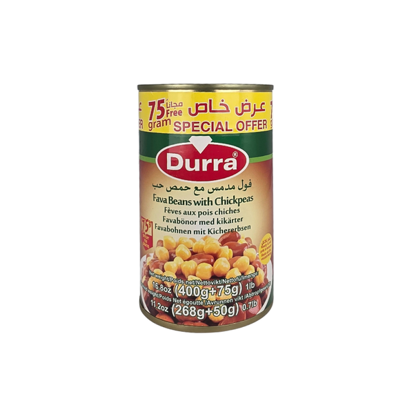 Durra Cooked Fava Beans with Chickpeas 475g