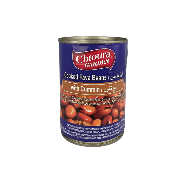 Chtoura GARDEN Cooked Fava Beans with Cummin 400g
