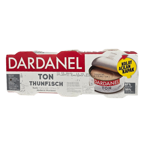 Dardanel Tuna Large Pieces without oil 3x75g