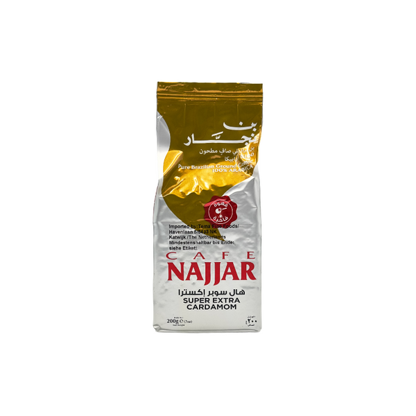 Najjar Cafe Brasilianischer Kaffee mit Super Extra Kardamom 200g - Otlob