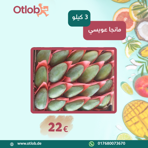 Ägyptische Mango Aweisi 3Kg Box (Versanddatum 29.07.2025)
