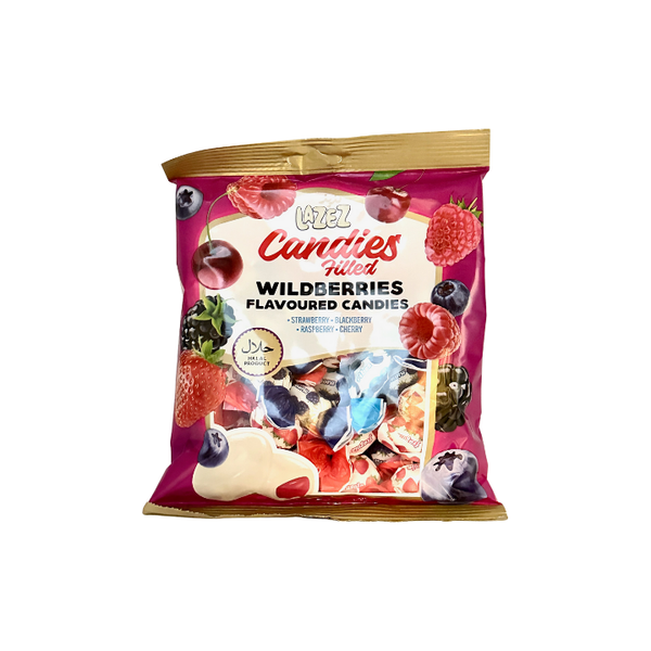 LAZEZ Bonbons mit Waldbeere Geschmack 175g - Otlob