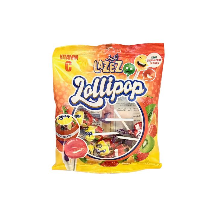 LAZEZ Lutscher (Erdbeere - Orange - Kiwi) 175g - Otlob