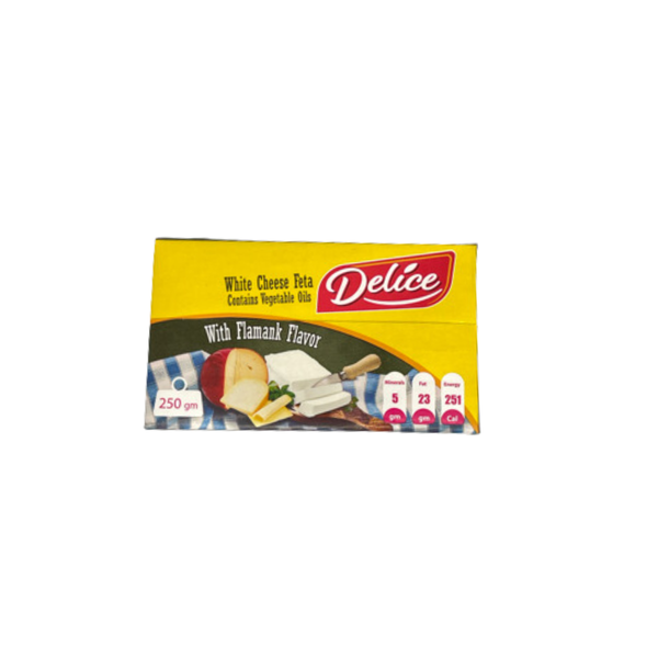 Deles White feta Cheese with flamenco flavor 250g