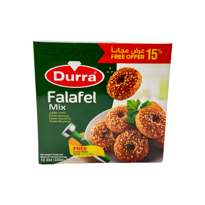 Durra Falafel Mischung 350g + Free Falafel-Maker-Schaufel - Otlob