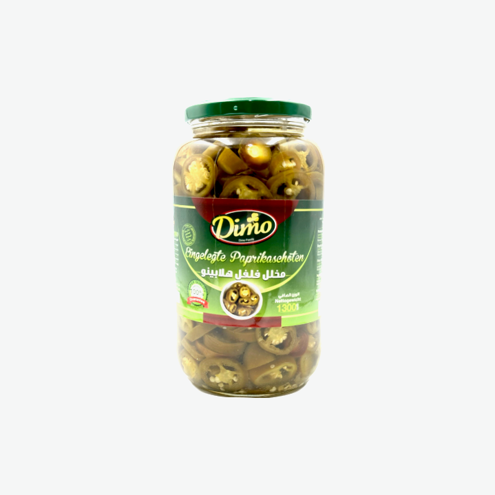 Dimo Eingelegte Jalapenopfeffer 1300g - Otlob