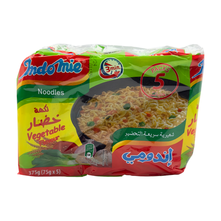 Indomie instant Nudeln Gemüsegeschmack 5 Stück (350g) - Otlob