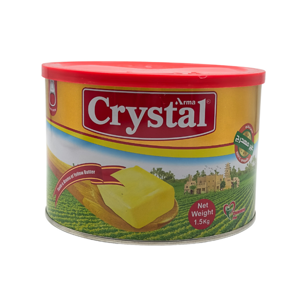 Crystal Pflanzliche Butter natürlich 100% nicht hydriert 1.5 kg - Otlob