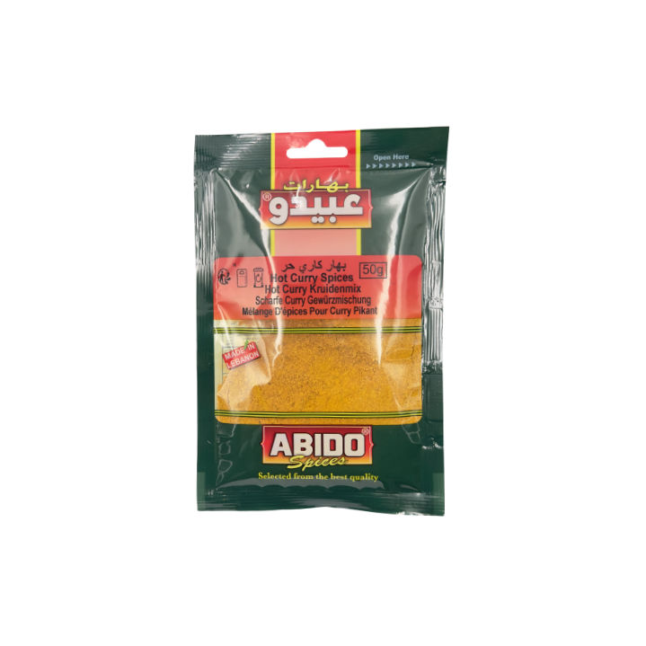 ABIDO Scharfe Curry Gewürzzubereitung 50g - Otlob