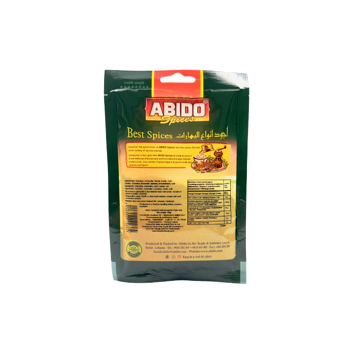 ABIDO Raz-El-hanout (Gelb) Gewürzzubereitung 50g - Otlob