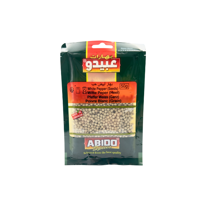 ABIDO Pfeffer Weiss (Ganz) 50g - Otlob