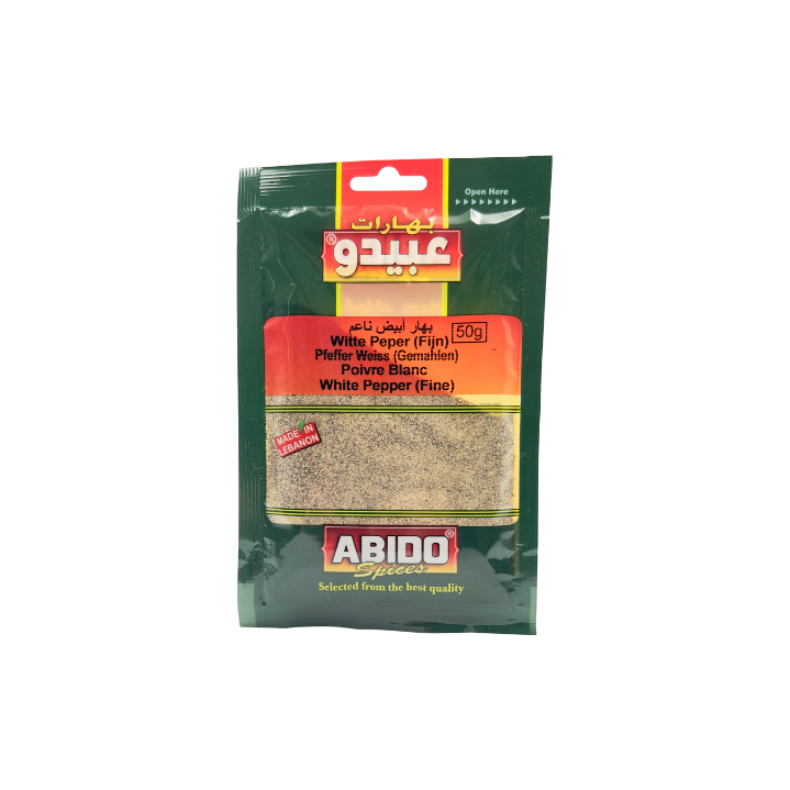 ABIDO Pfeffer Weiss (Gemahlen) 50g - Otlob