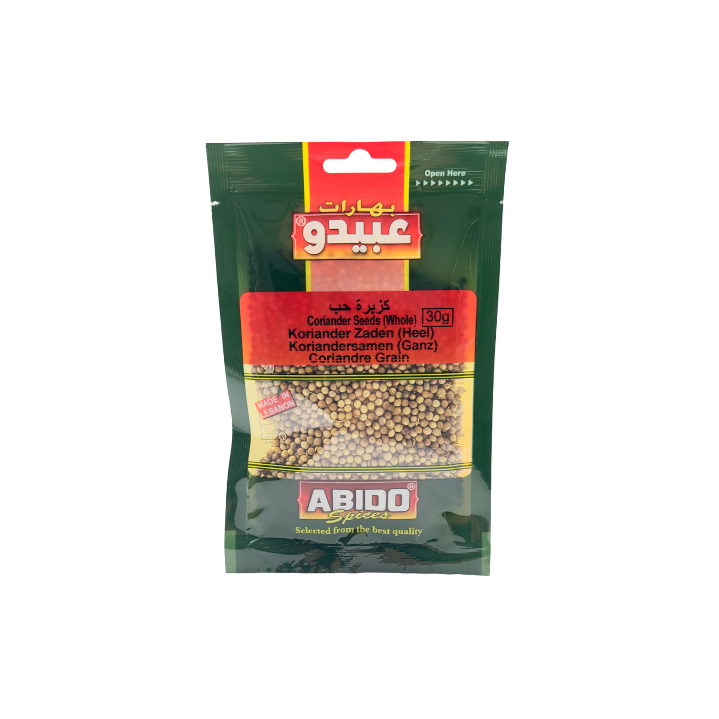 ABIDO Koriandersamen (Ganz) 30g - Otlob