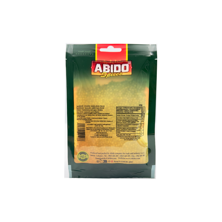 ABIDO Koriandersamen (Ganz) 30g - Otlob