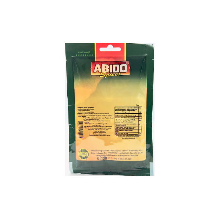 ABIDO Paprikapulver 50g - Otlob