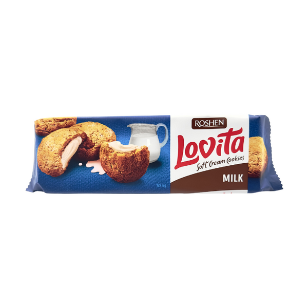 ROSHEN Lovita Weiche Sahnekekse mit Milch 127g - Otlob