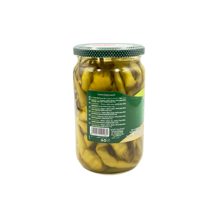 Durra Eingelegte Scharfe Peperoni 600g - Otlob