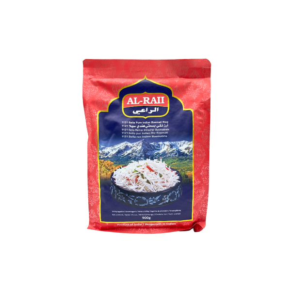 AL-RAII Sella Reiner Indischer Basmatireis 900g - Otlob