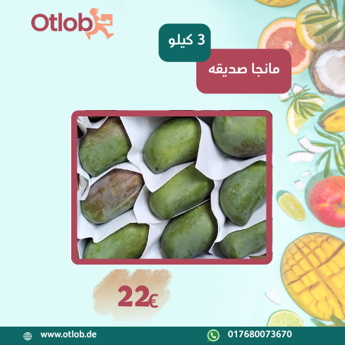 Ägyptische Mango Sedika 3Kg Box (Versanddatum 29.07.2025)