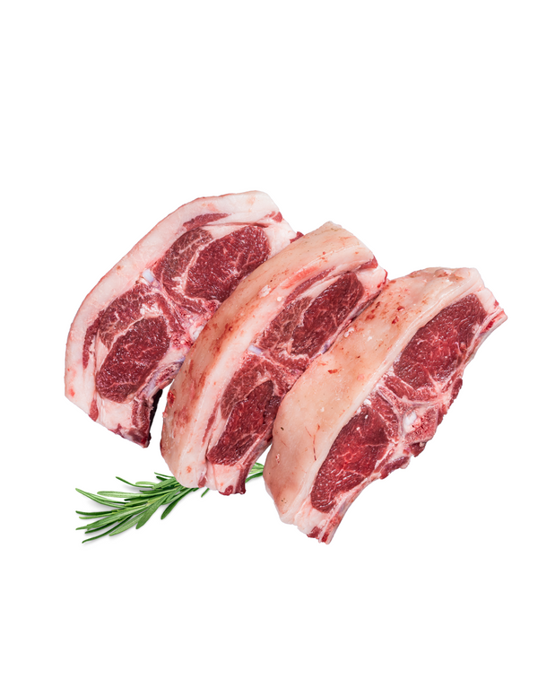 Lammrücken mit Knochen 1Kg
