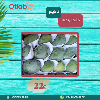 Egyptian Mango Zebdia 3Kg Box (shipping date 15.07.2025)